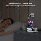 3-in-1 Magnetic Wireless Charger – Mobile, Smartwatch & Headset Charging Dock