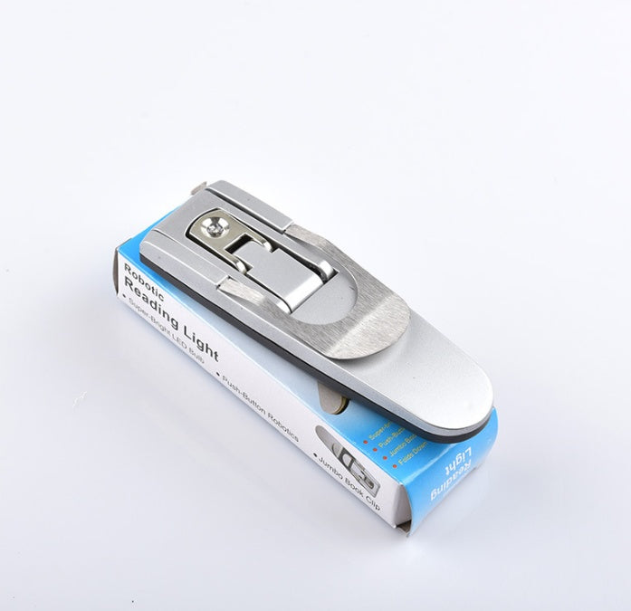 Portable Folding Book Light – Adjustable Reading Light with Clip, Compact & Durable