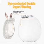 Baby Feeding Night Light – Adjustable Creative Rabbit & Elk Silicone Touch Lamp with Clap Control