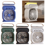 3 In 1 Portable Air Conditioner Evaporative Air Cooler LED Night Lights 3 Speeds Humidifier Fan For Home Office