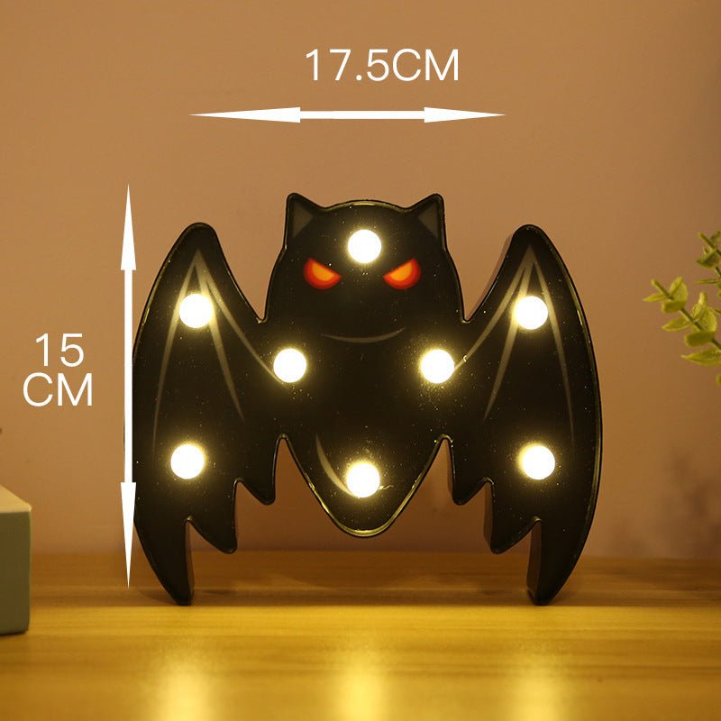 Halloween LED Decorative Lights – Pumpkin, Spider, Bat & Skull String Lights for Indoor & Outdoor Party Decoration - Shri Rama