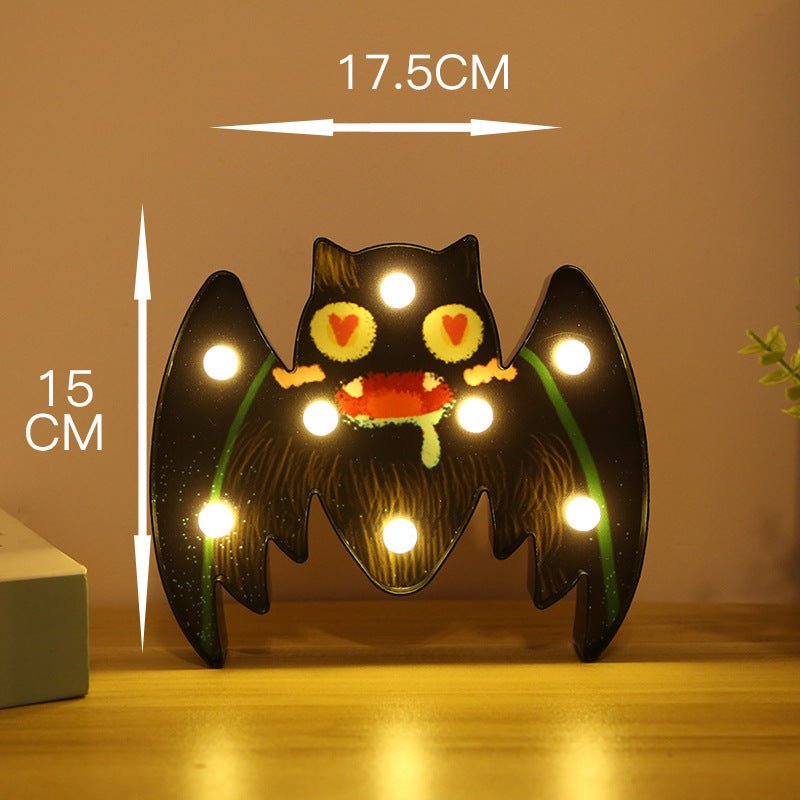 Halloween LED Decorative Lights – Pumpkin, Spider, Bat & Skull String Lights for Indoor & Outdoor Party Decoration - Shri Rama