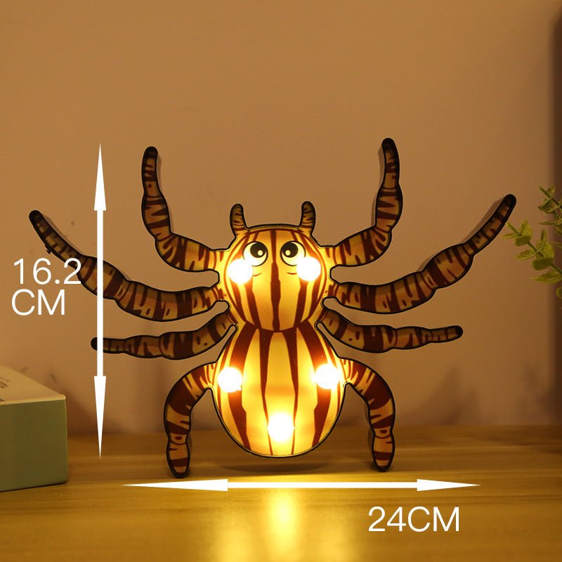 Halloween LED Decorative Lights – Pumpkin, Spider, Bat & Skull String Lights for Indoor & Outdoor Party Decoration - Shri Rama