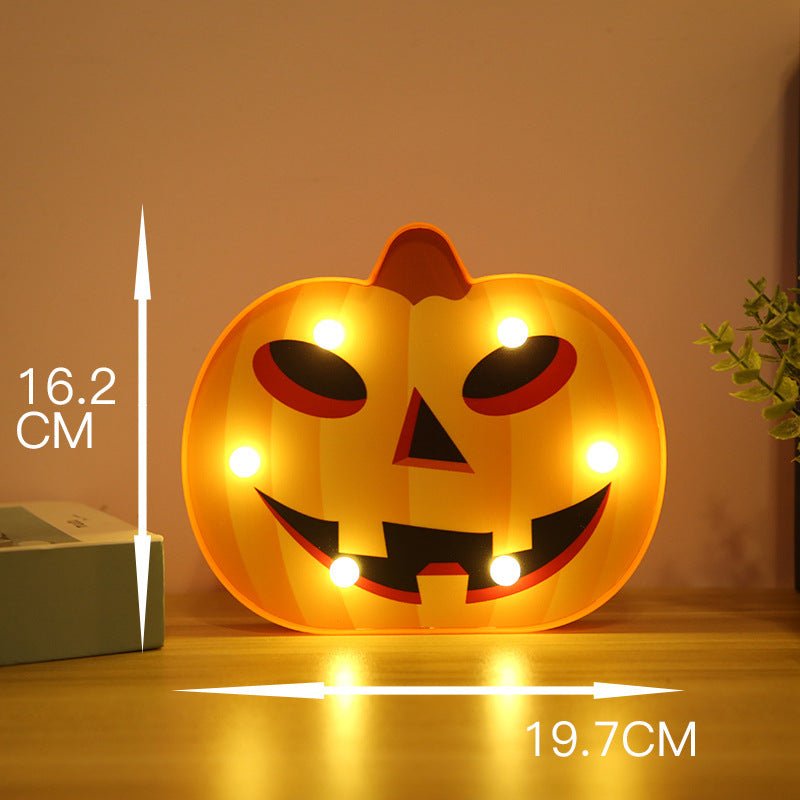 Halloween LED Decorative Lights – Pumpkin, Spider, Bat & Skull String Lights for Indoor & Outdoor Party Decoration - Shri Rama