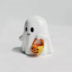 Halloween Ghost Ornament with Pumpkin Basket - Shri Rama